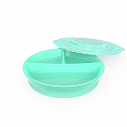 PLATO DIVIDIDO TWISTSHAKE DE APRENDIZAJE-VERDE