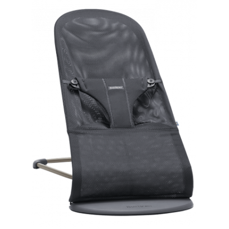 hamaca bliss mesh de babybjorn en color antracita.