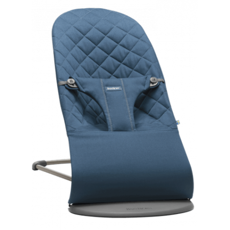 hamaca bliss cotton de babybjorn en color azul media noche.