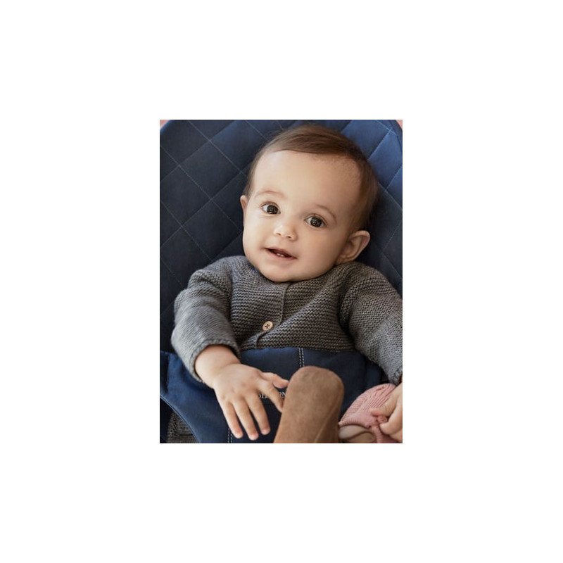 hamaca bliss cotton de babybjorn para bebés de 0 a 2 años.