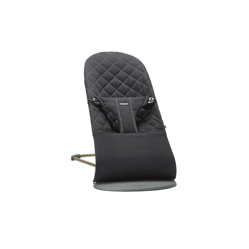 hamaca bliss cotton de babybjorn en color negro.