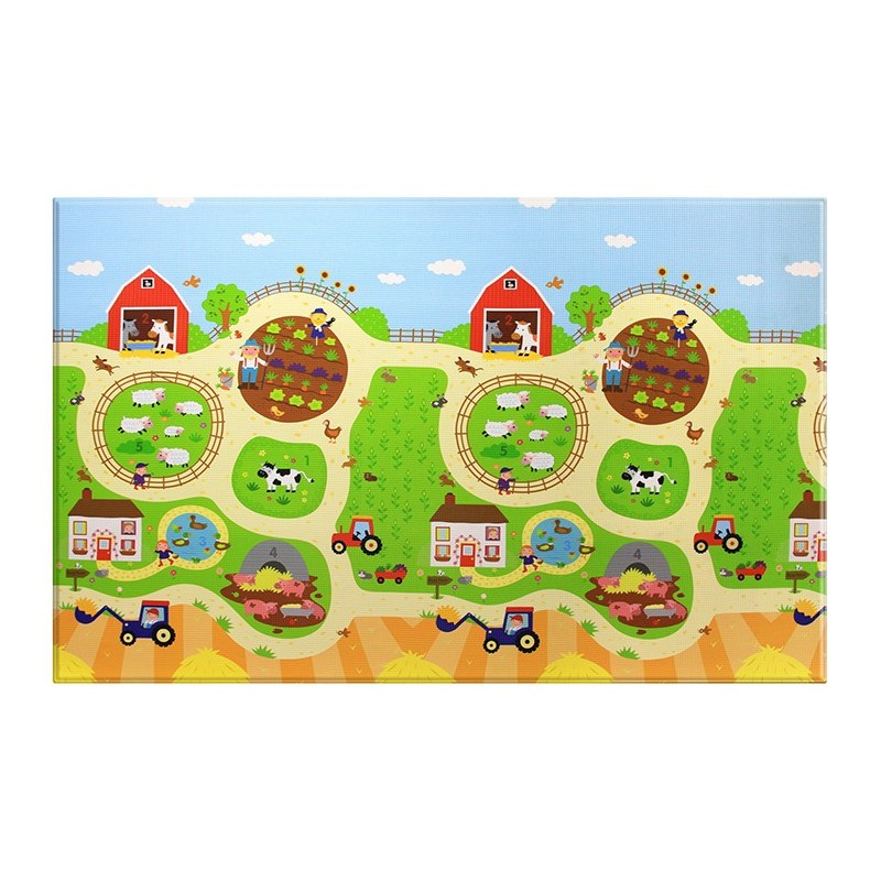 Alfombra de juego busy farm baby care