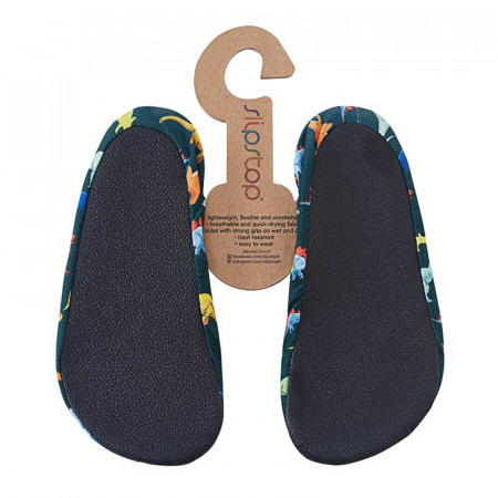 Calcetin de niño antideslizante de Slipstop en estampado dino