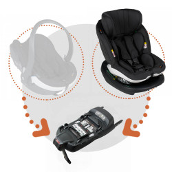 besafe Silla coche izi modular x1 i size con base isofix x1 en el color fresh black cab