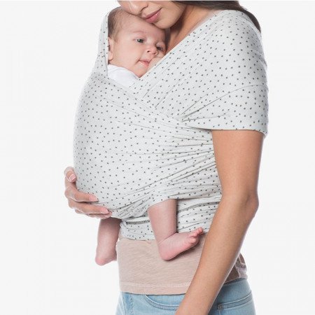 ergobaby AURA Fular portabebe en el color twinkle silver