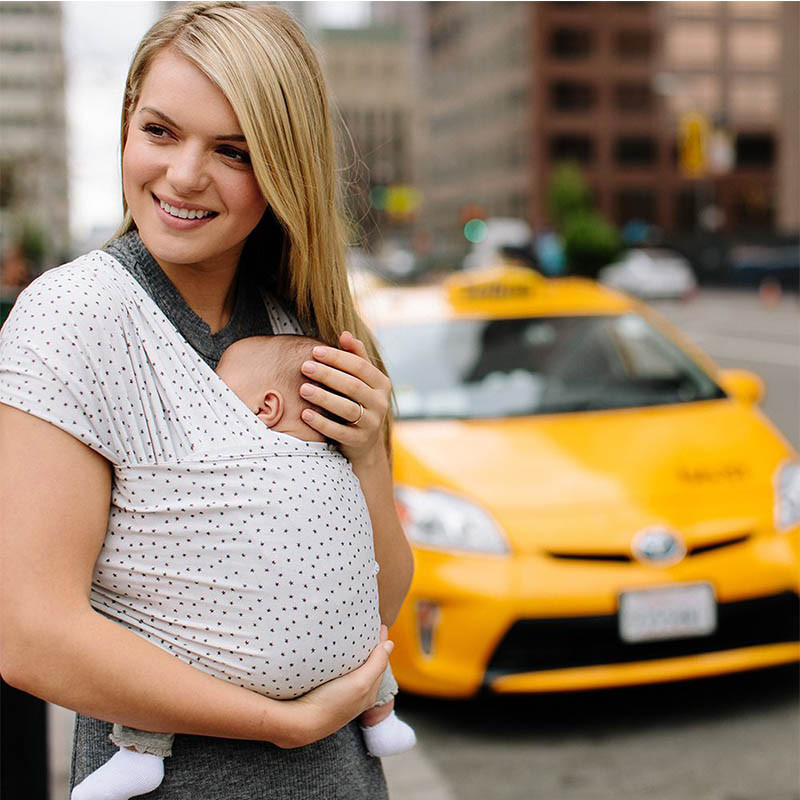 ergobaby AURA Fular portabebe en el color twinkle silver