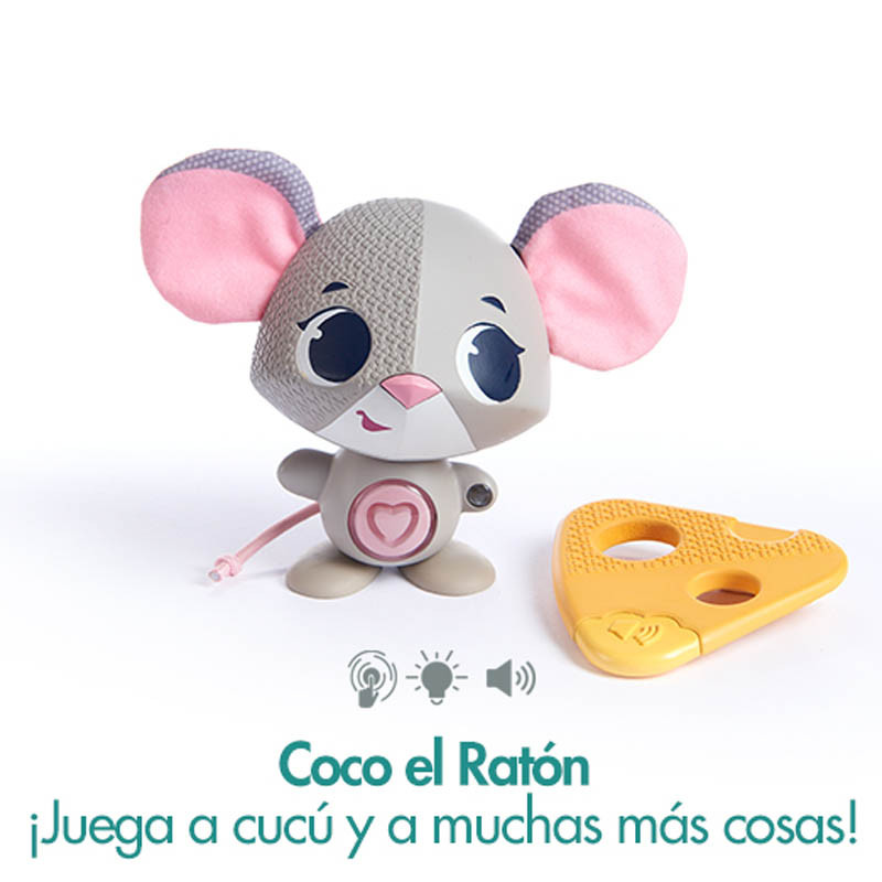 Coco el ratón, juguete interactivo wonder buddies de tiny love