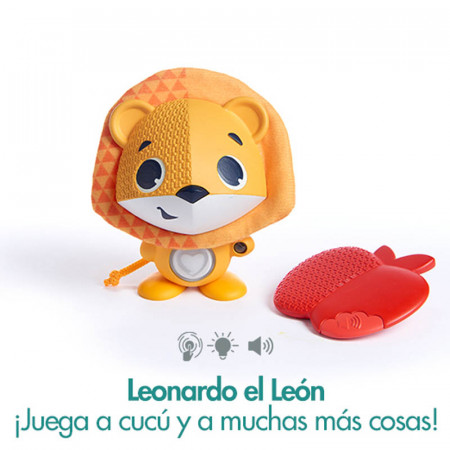 Leonardo el león, juguete interactivo wonder buddies de tiny love