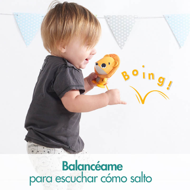 Leonardo el león, juguete interactivo wonder buddies de tiny love