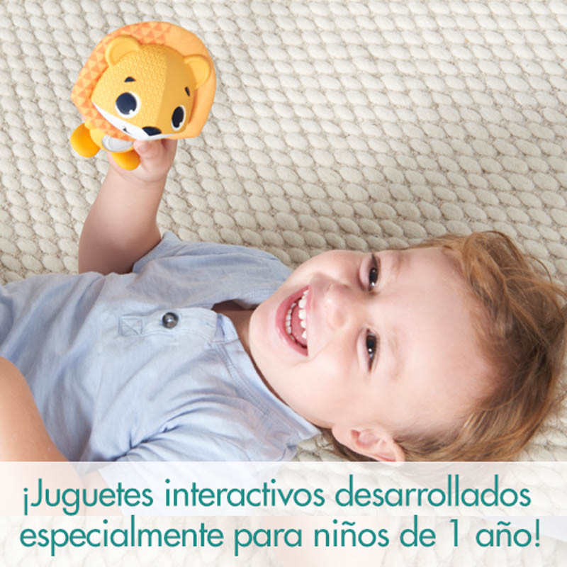 Leonardo el león, juguete interactivo wonder buddies de tiny love
