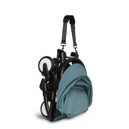 yoyo³ silla plegada color aqua chasis negro