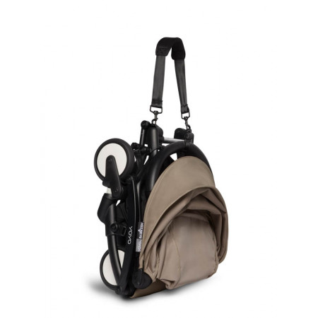 yoyo³ silla plegada color taupe chasis negro