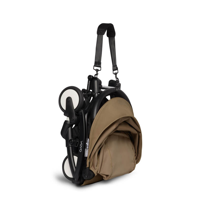 yoyo³ silla plegada color toffee chasis negro