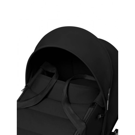 yoyo2 cochecito bassinet color black chasis blanco