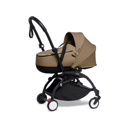 yoyo2 cochecito bassinet color toffee chasis negro