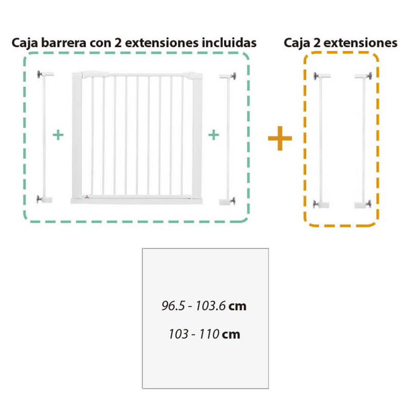 Babydan barrera de puerta seguridad Anne