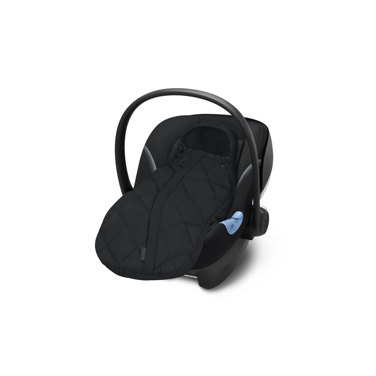 saco de silla mini snogga de cybex en el color deep black