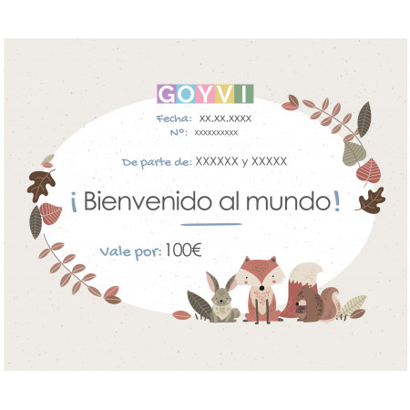 Tarjeta regalo goyvi