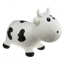 vaca hinchable de kidzzfarm blanca