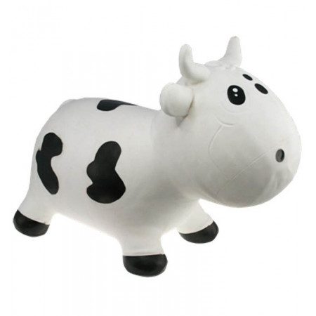 vaca hinchable de kidzzfarm blanca