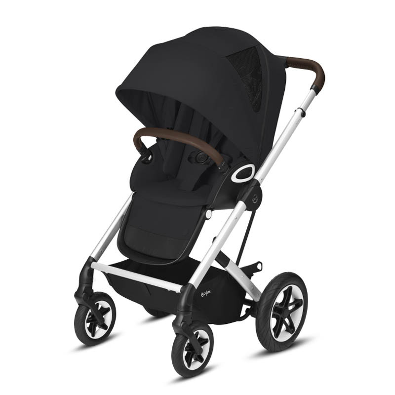 cybex silla de paseo talos con chasis aluminio y color deep black