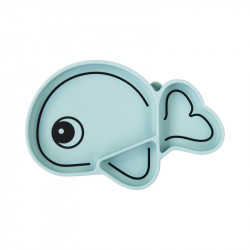 plato de silicona wally de done by deer en color blue