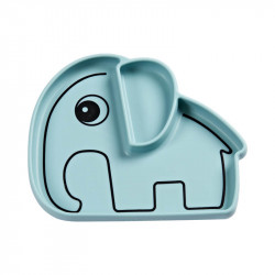 plato de silicona elphee de done by deer en color blue