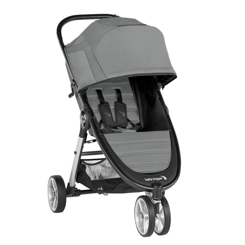 city mini 2 con tres ruedas de baby jogger en el color slate
