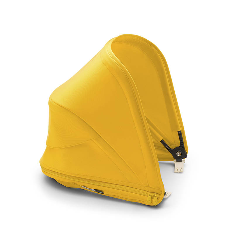 silla de paseo Bee 6 de bugaboo en Lemon yellow. Detalle de capota