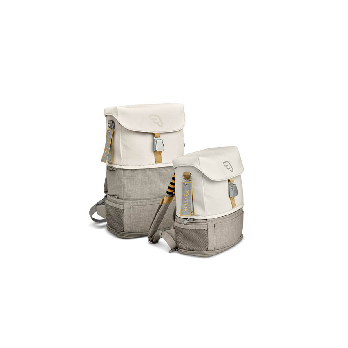 mochila crew backpack de stokke en el color blanco