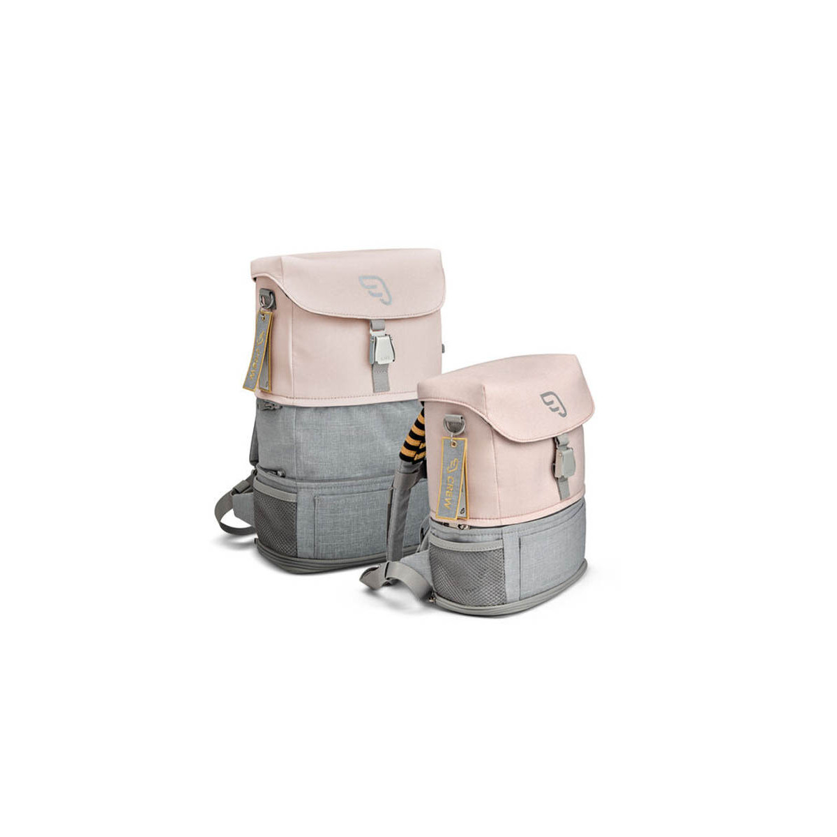 mochila crew backpack de stokke en el color pink lemonade