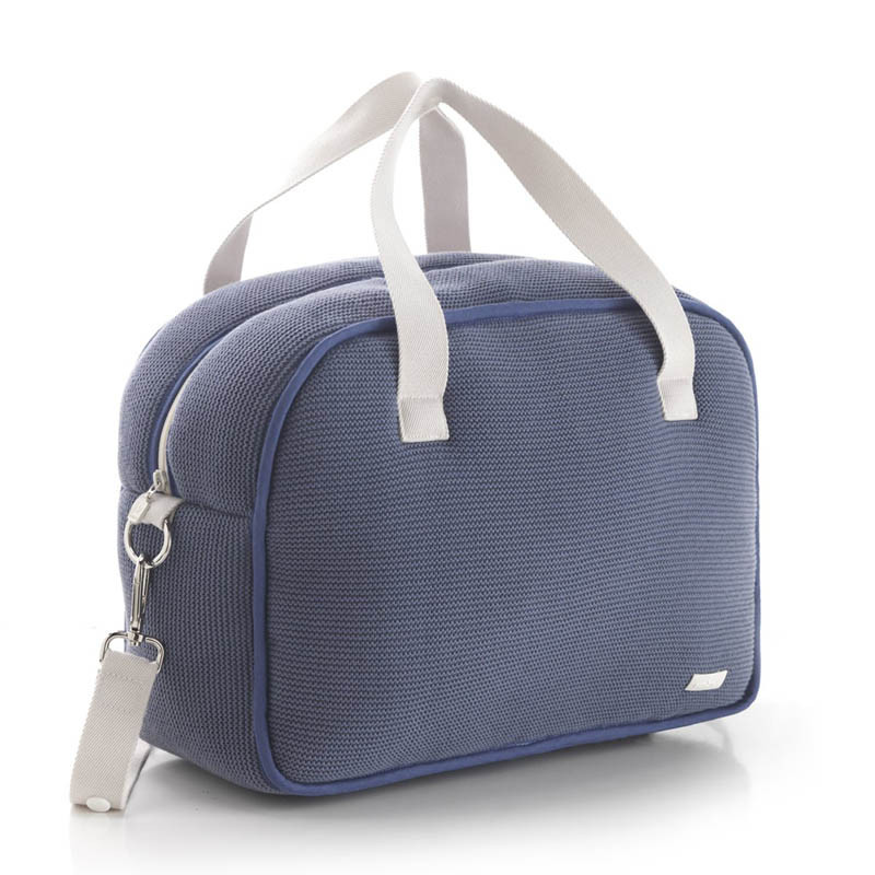 bolso maternidad london de cambrass en color azul