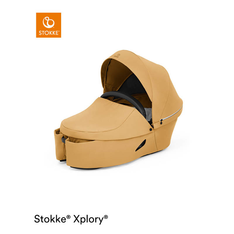capazo para silla de paseo xplory x de stokke en color golden yellow
