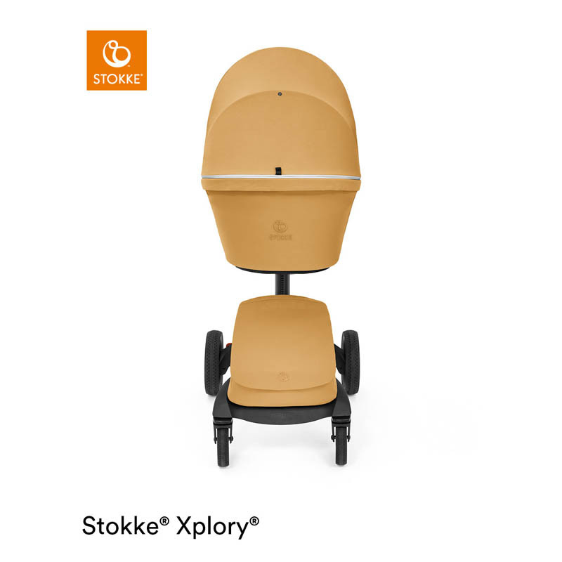 capazo para silla de paseo xplory x de stokke en color golden yellow