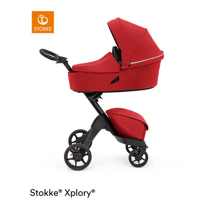 capazo para silla de paseo xplory x de stokke en color ruby red