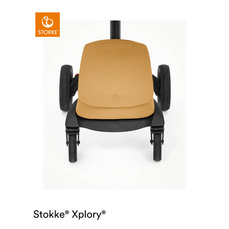 silla de paseo xplory x de stokke en el color golden yellow