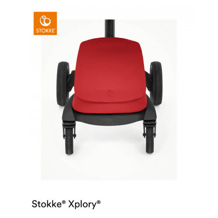 silla de paseo xplory x de stokke en el color ruby red