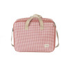 Maleta de la colección i love vichy de walking mum en color rosa.