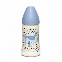 biberon 270 ml de suavinex en color perrito azul