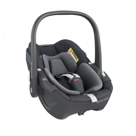 silla de coche pebble 360 de maxi cosi en el color essential graphite