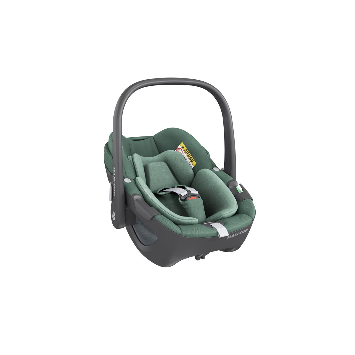 silla de coche pebble 360 de maxi cosi en el color essential green