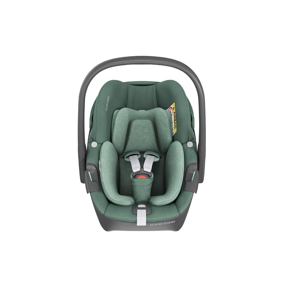 silla de coche pebble 360 de maxi cosi en el color essential green