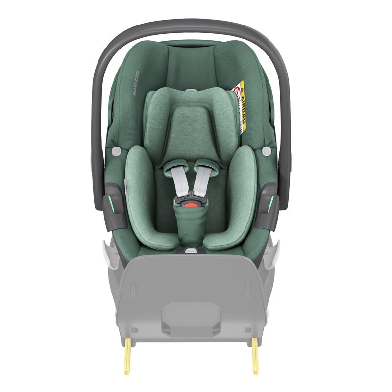 silla de coche pebble 360 de maxi cosi en el color essential green