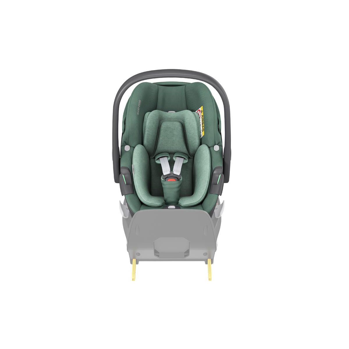 silla de coche pebble 360 de maxi cosi en el color essential green