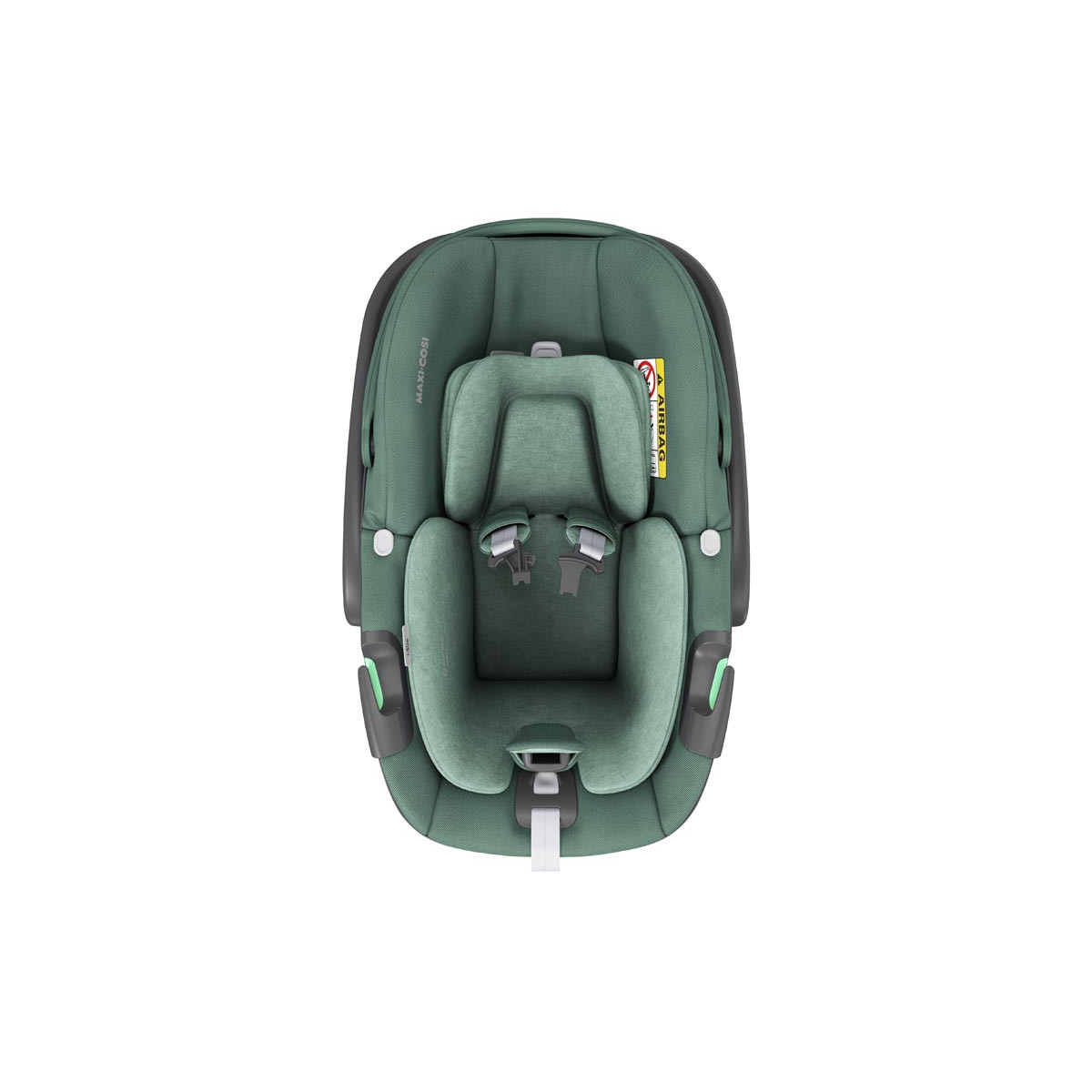 silla de coche pebble 360 de maxi cosi en el color essential green