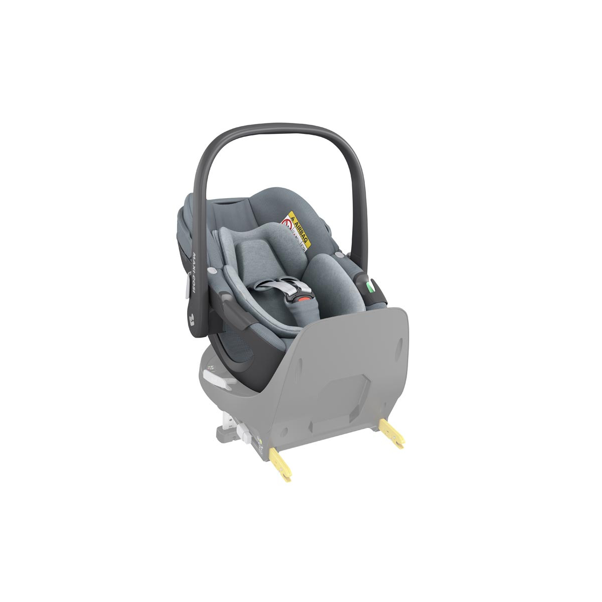 silla de coche pebble 360 de maxi cosi en el color essential grey
