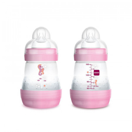 biberon anti colicos easy start de 160 ml en el color quartz rose