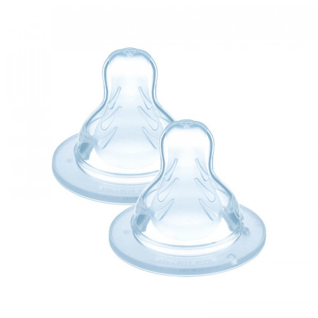 pack de dos tetinas número x de flujo extra rápido para biberon de mam