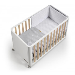 cuna doco sleeping style de cotinfant con tejido bear gris