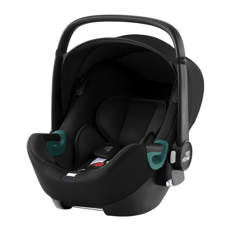 silla de coche baby-safe isense con base flex isense de britax romer en el color space black